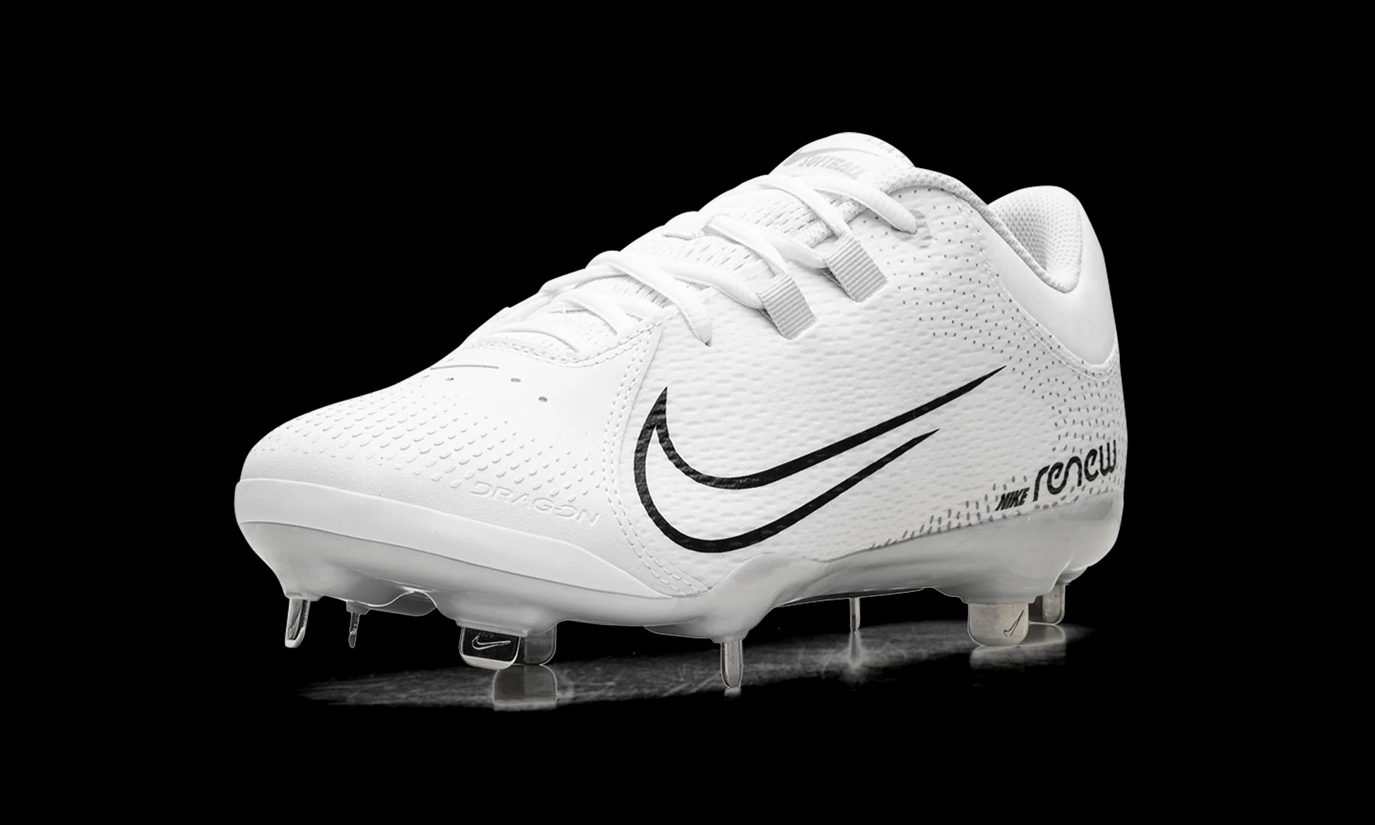 Hyperdiamond 4 Pro Softball Cleats WMNS "WHITE BLACK"