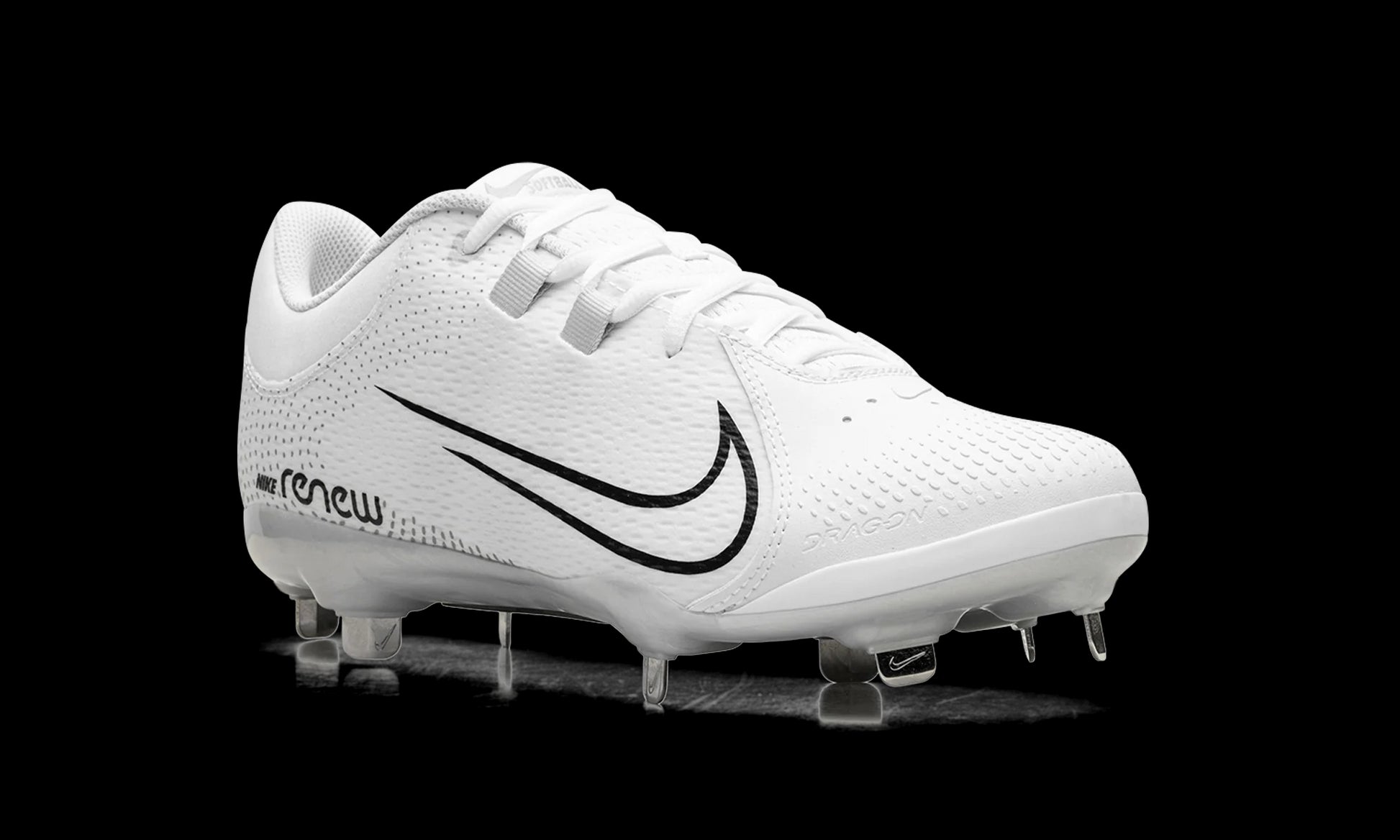 Hyperdiamond 4 Pro Softball Cleats WMNS "WHITE BLACK"