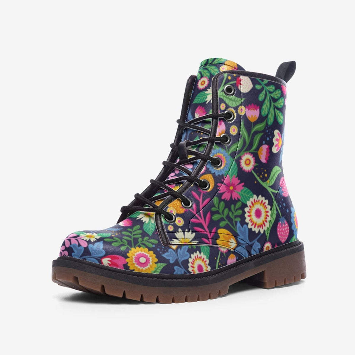 Hippie Art Zone - Folk Art Flowers Boots.