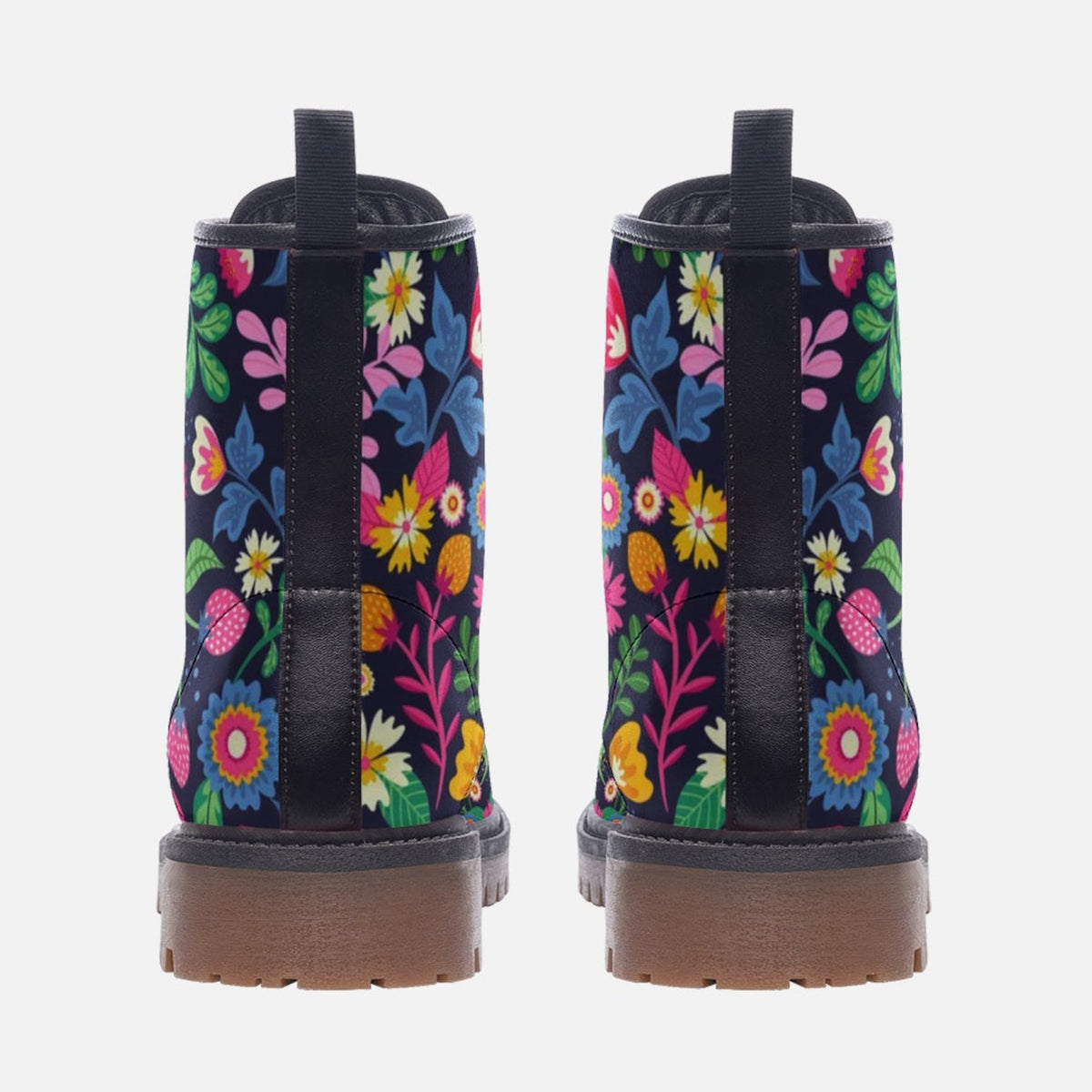 Hippie Art Zone - Folk Art Flowers Boots.