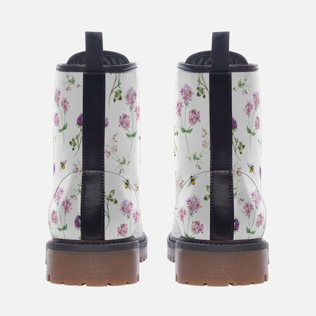 Hippie Art Zone - Botanical Floral Vegan Boots.