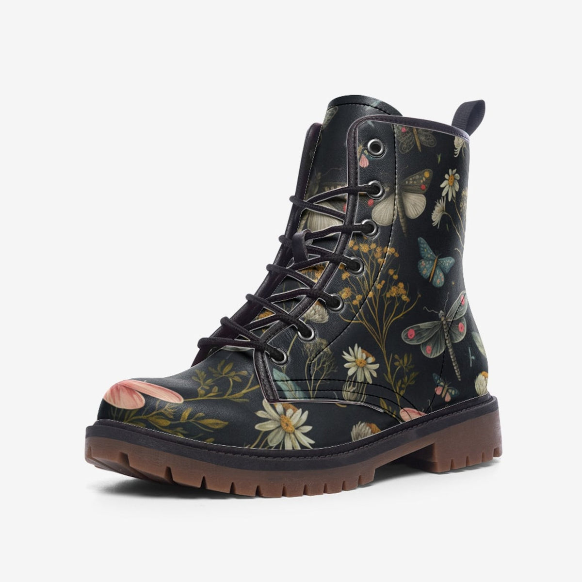 Hippie Art Zone - Wildflowers &amp; Butterflies Boots.