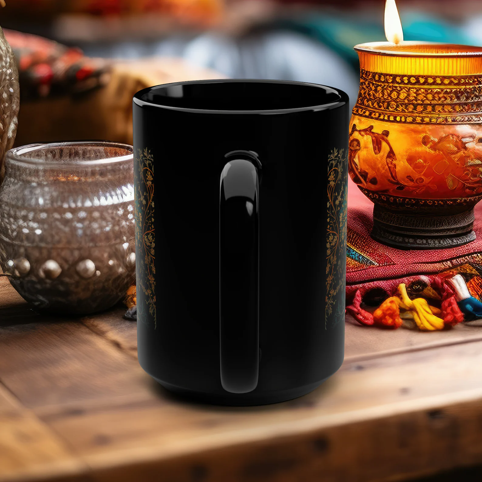 hippiartzone Mug - Alchemical Style Tree of Life Coffee Mug.