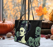 hippieartzone Bag -  Bride of Frankenstein Leather Horror Shoulder Bag.