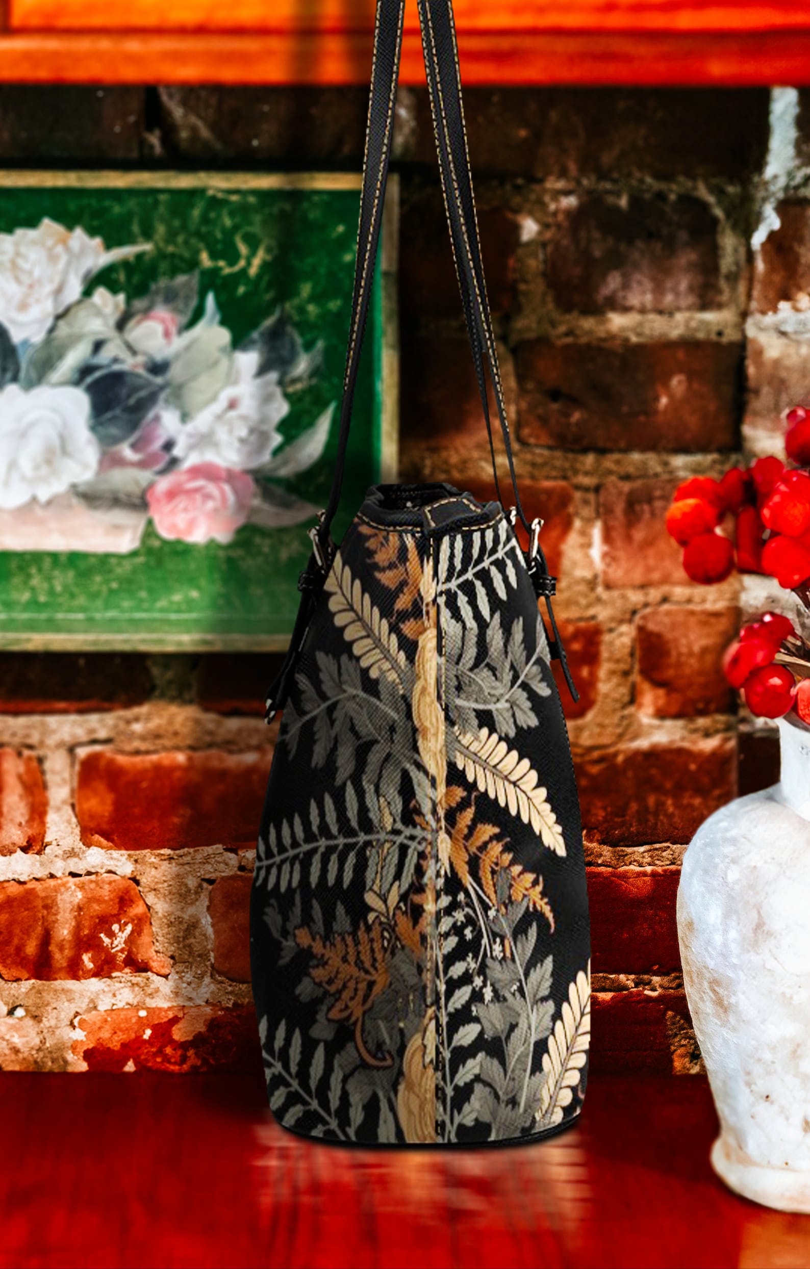 hippieartzone Bag - Witchy Crow Shoulder Bag.