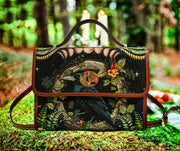 hippieartzone Bag -  Witchy Raven Satchel Bag Crossbody Goth Handbag.