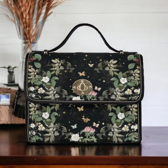 Witchy Satchel Handbag Cottagecore Nature Green Design For Boho Hippies