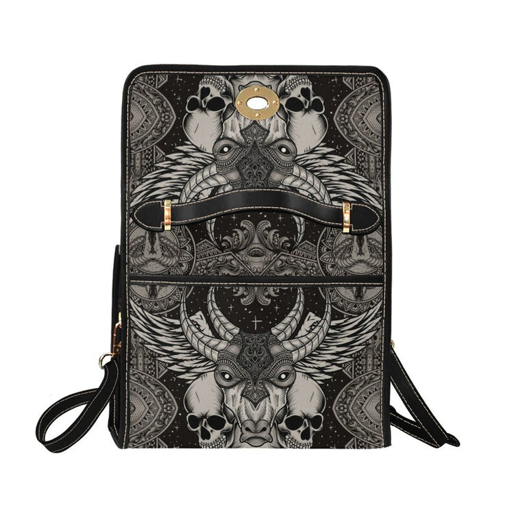 Skull Goth Witchy Satchel Bag For Hippie