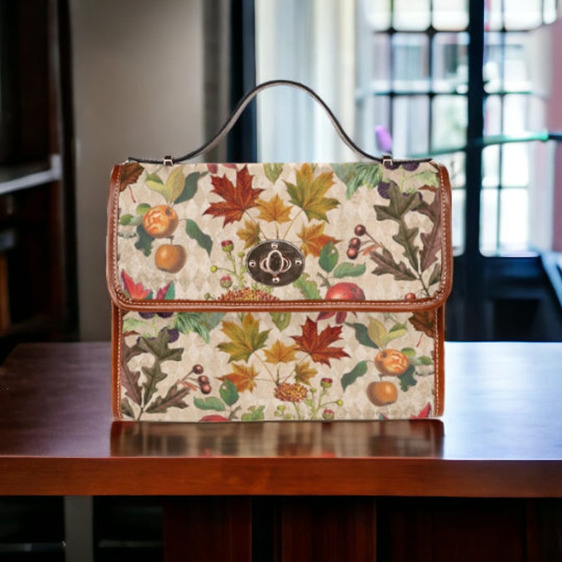 Autumn Cottagecore Boho Vintage Satchel Handbag For Boho Hippie