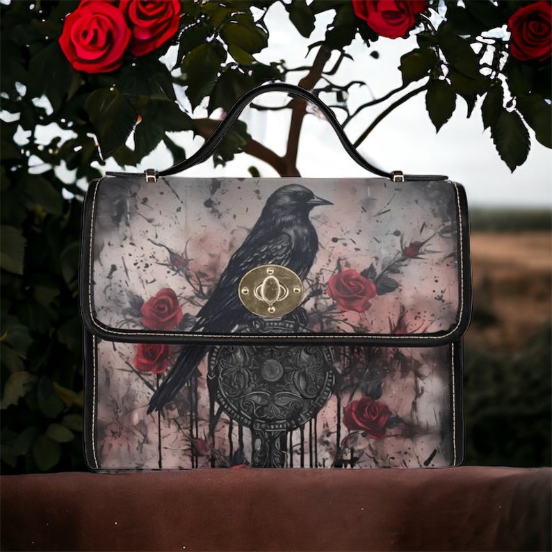 Raven Rose Witchy Satchel Bag For Hippie