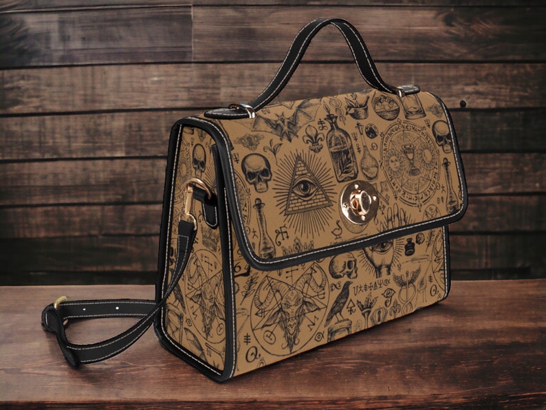 Cottagecore Witch Satchel Handbag Boho Hippie Charm