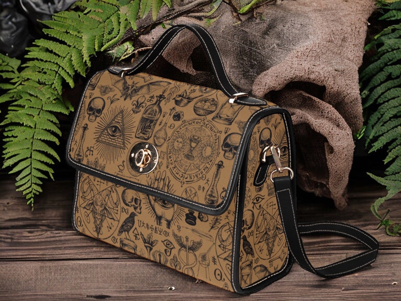 Cottagecore Witch Satchel Handbag Boho Hippie Charm