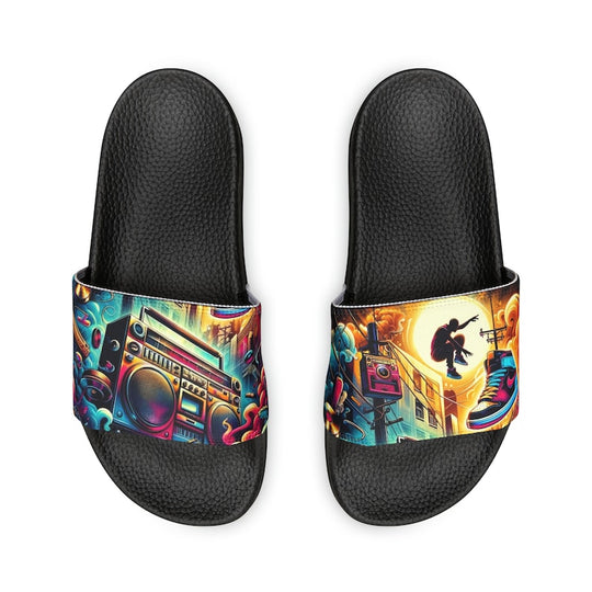 hippieartzone - Hip-hop Slide Sandals.
