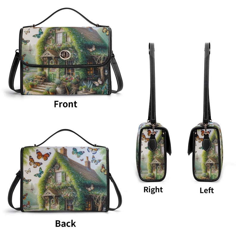 House Forest Witchy Satchel Bag For Boho Hippie