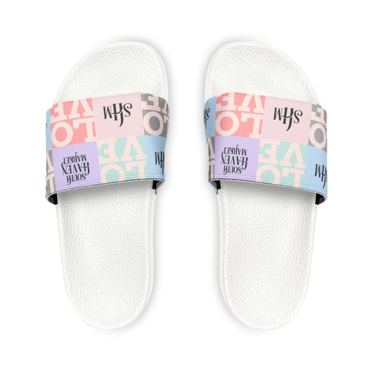 hippieartzone - Branded Pastel SHM Women's PU Slide Sandals