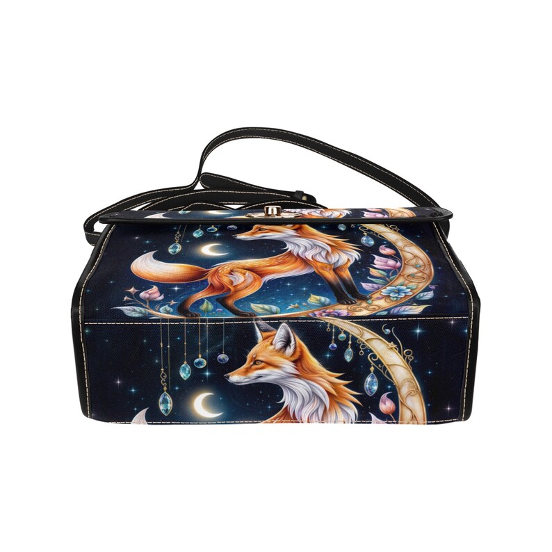 Mystic Animal Fox Witchy Satchel Bag For Boho Style