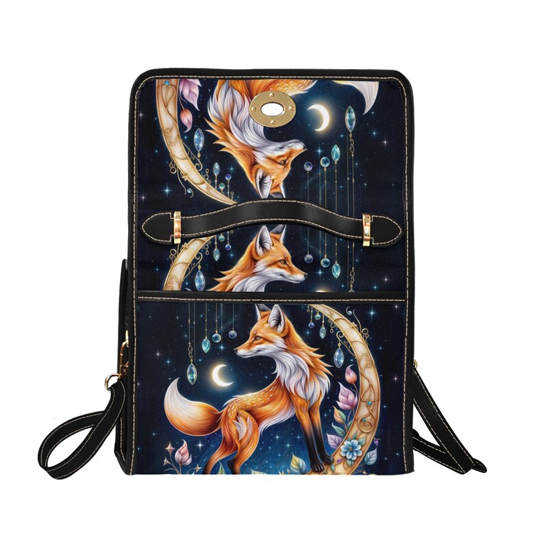 Mystic Animal Fox Witchy Satchel Bag For Boho Style