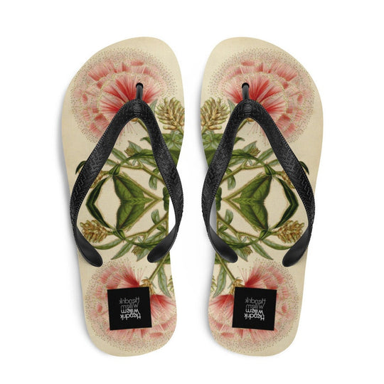 hippieartzone - Woman's Japanese-Inspired Flip-Flops.