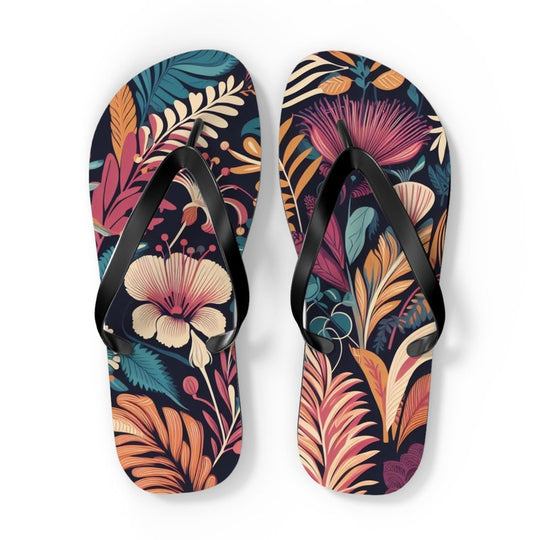 hippieartzone - Floral Flip-Flops Beach Retro.