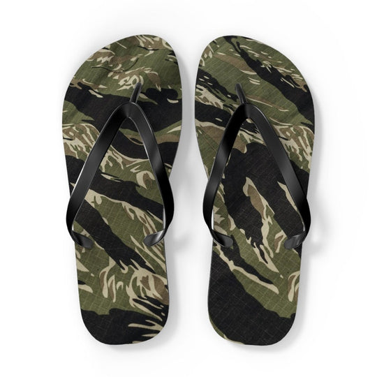 hippieartzone - Camo Flip Flops.