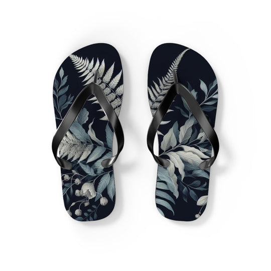 hippieartzone - Fern Floral Flip-Flops.