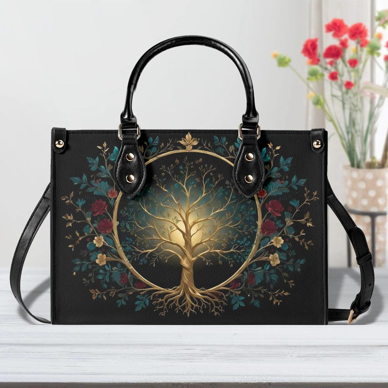 Tree of Life Bag Cute Crossbody Purse Shoulder Bag For Boho Hippie Style