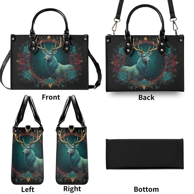 Emerald Deer Bag Cute Crossbody Purse Shoulder Bag For Hippie