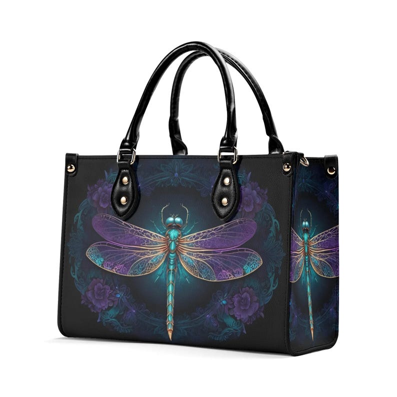Colorful Dragonfly Bag Cute Crossbody Purse Shoulder Bag For Boho Hippie Style