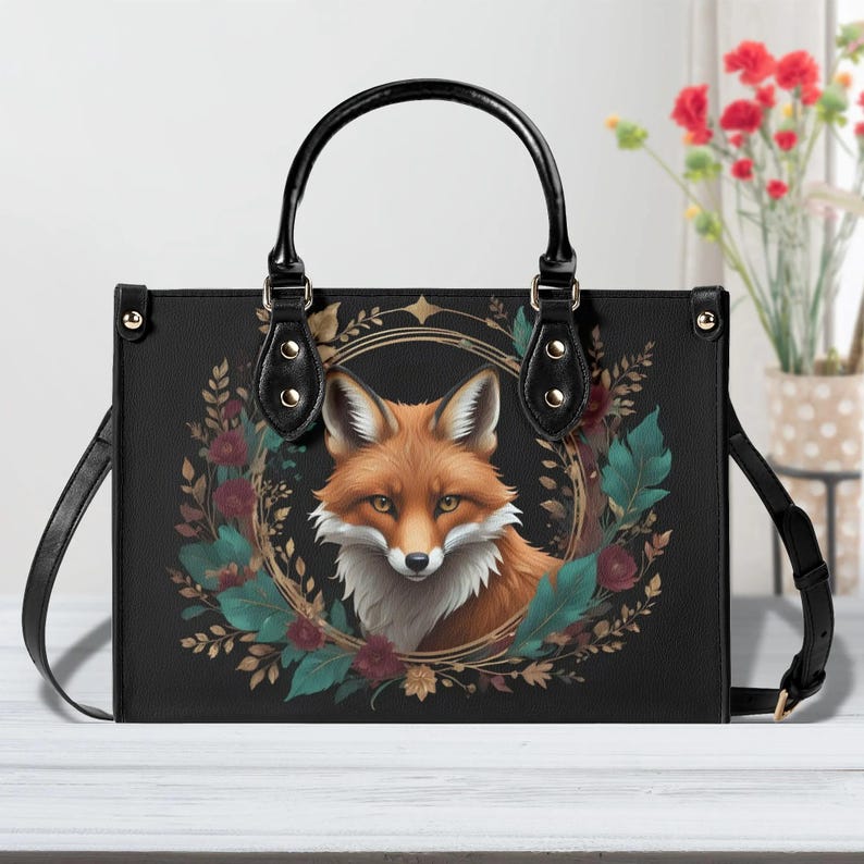 Fox Girl Bag Cute Crossbody Purse Shoulder Bag For Boho Hippie Style