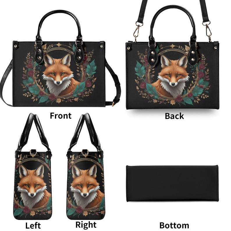 Fox Girl Bag Cute Crossbody Purse Shoulder Bag For Boho Hippie Style