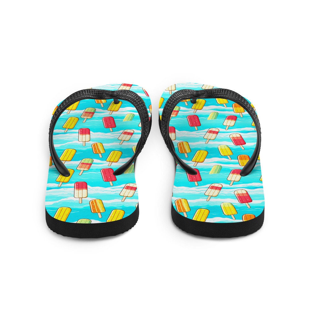 hippieartzone - Surfboard Popsicle Flip Flops