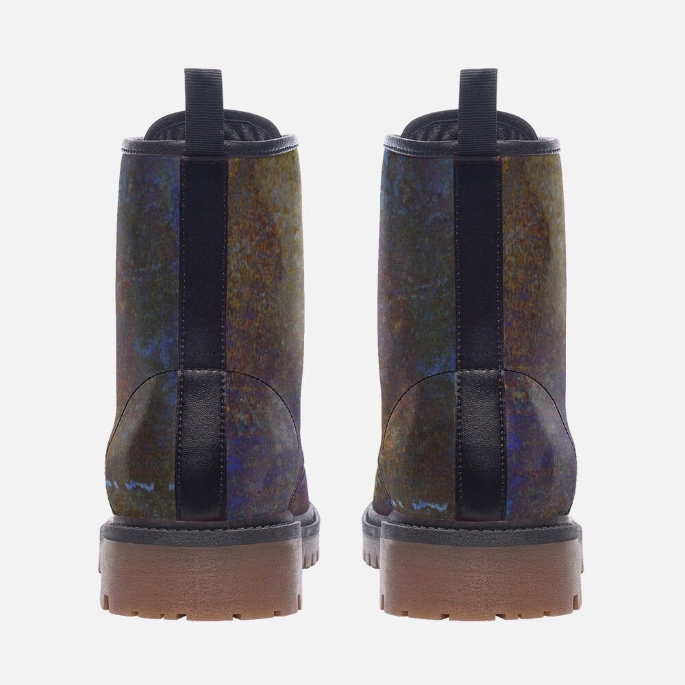 Hippie Art Zone - Laced Vintage Vibes Vegan Leather Boots