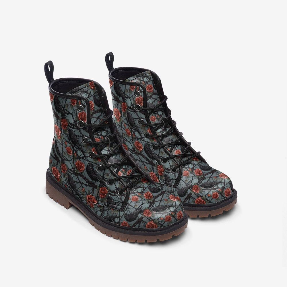 Hippie Art Zone - Raven Vegan Leather Boots