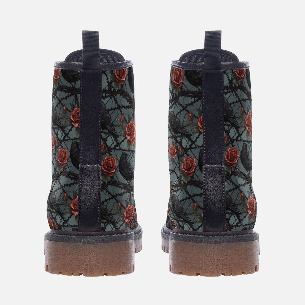 Hippie Art Zone - Raven Vegan Leather Boots