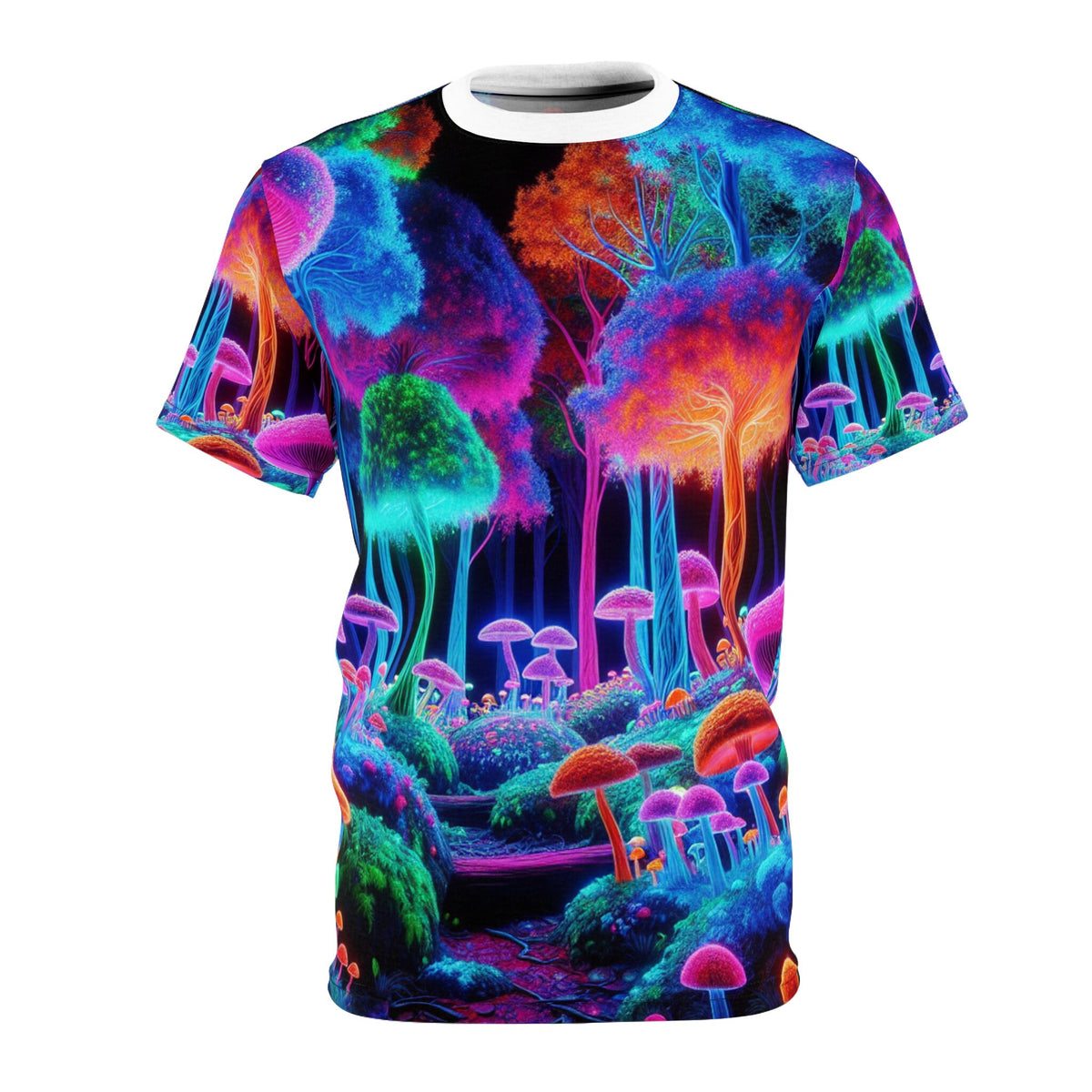 hippieartzone T-Shirt Leonardo Bellini - Blacklight Reactive Apparel