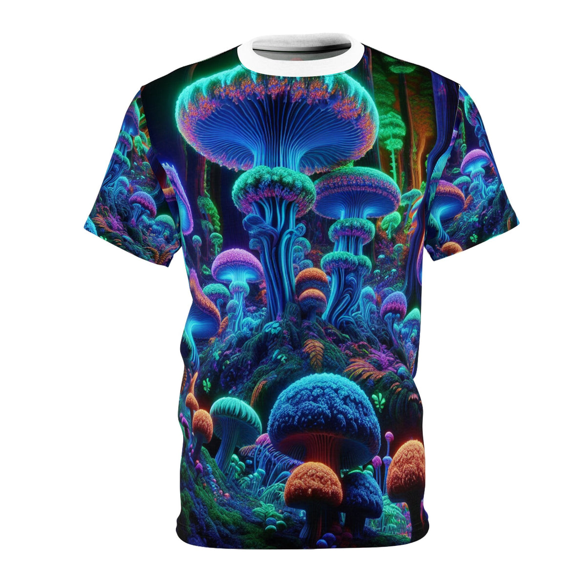 hippieartzone T-Shirt Benedetto Roselli - Blacklight Reactive Apparel