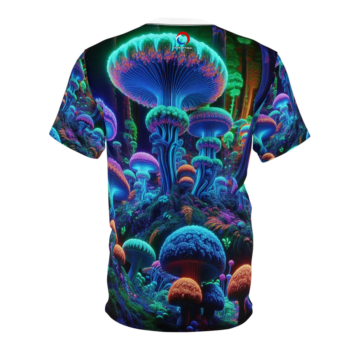 hippieartzone T-Shirt Benedetto Roselli - Blacklight Reactive Apparel