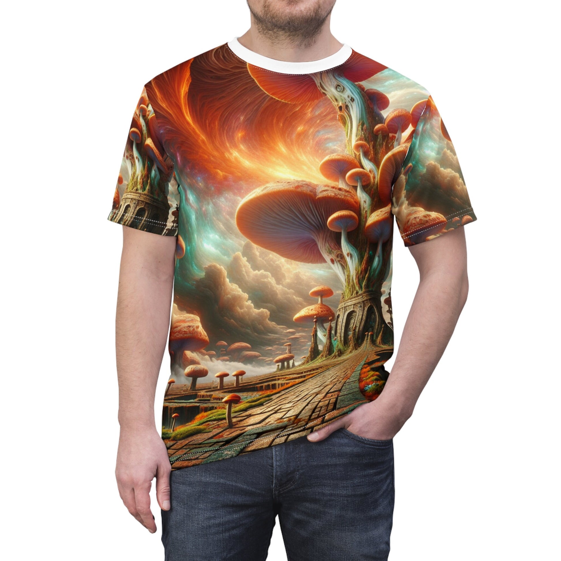 hippieartzone T-Shirt Valeria Belladonna - Psychedelic Streetwear Tee