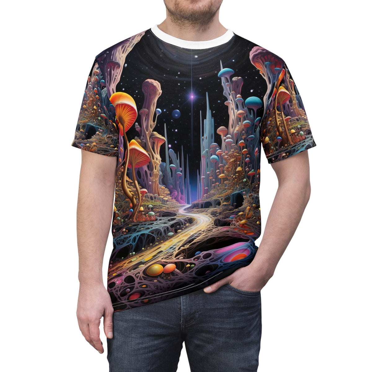 hippieartzone T-Shirt Amelia Sorrentino - Psychedelic Streetwear Tee