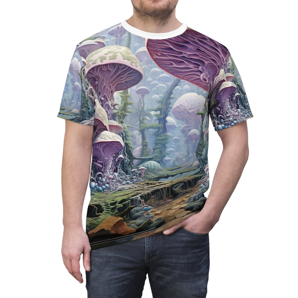 hippieartzone T-Shirt Evangeline DeLaCroix - Psychedelic Streetwear Tee