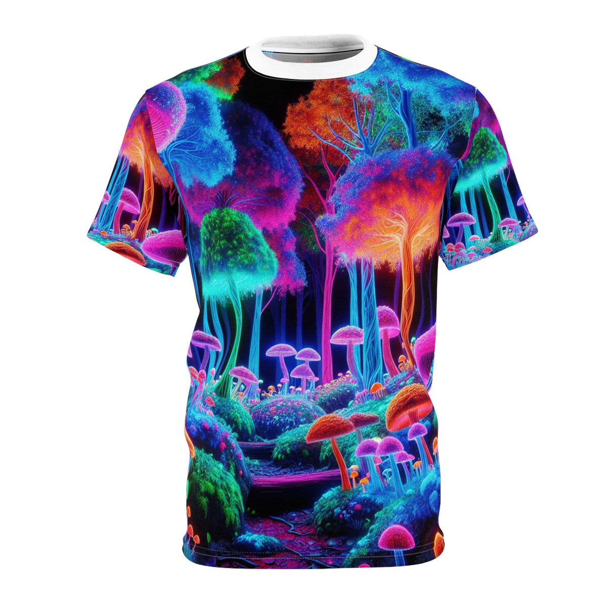 hippieartzone T-Shirt Leonardo Bellini - Blacklight Reactive Apparel