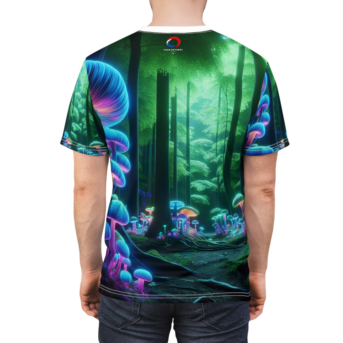 hippieartzone T-Shirt Benedetta Verrocchio - Blacklight Reactive Apparel