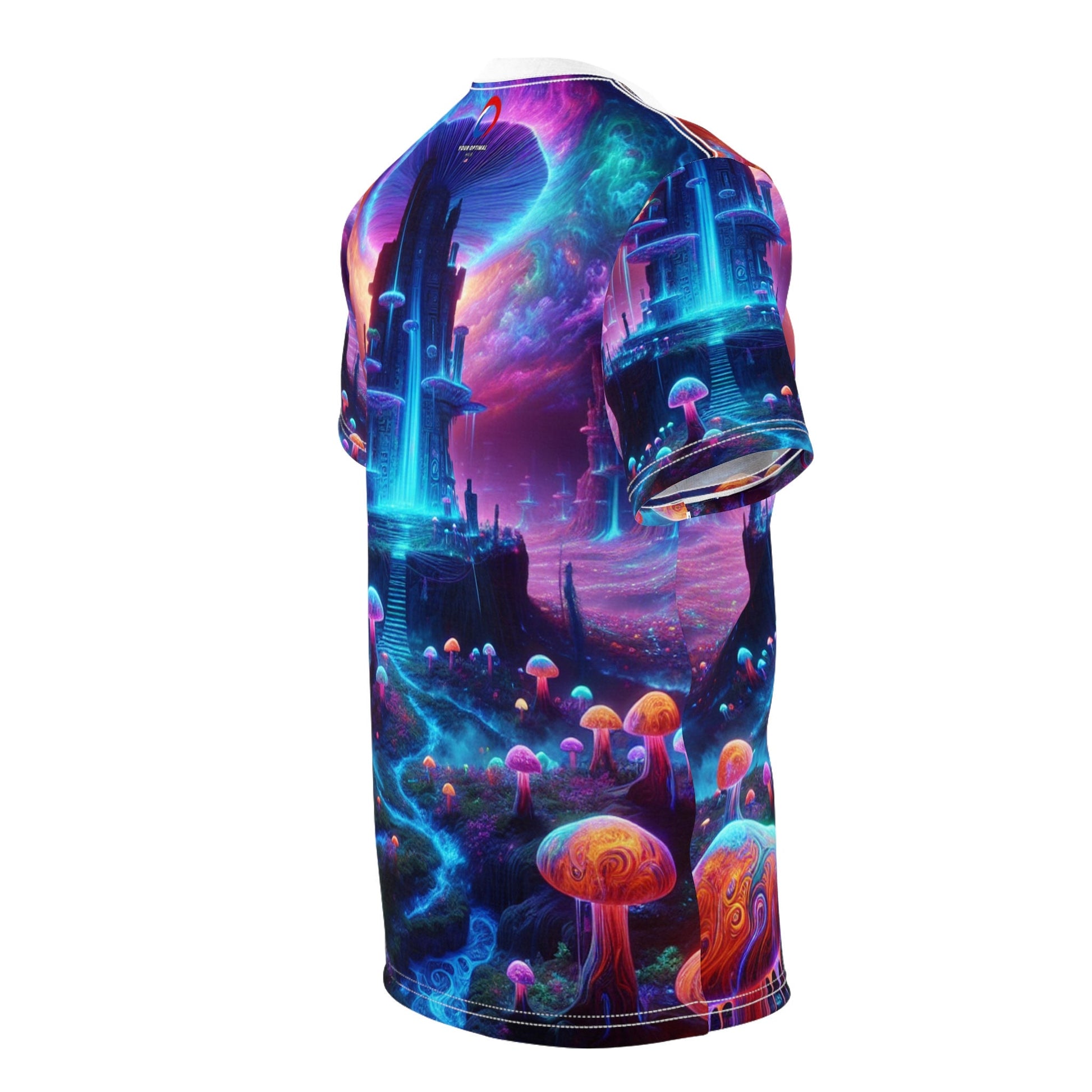 hippieartzone T-Shirt Eloise Pomeroy - Blacklight Reactive Apparel