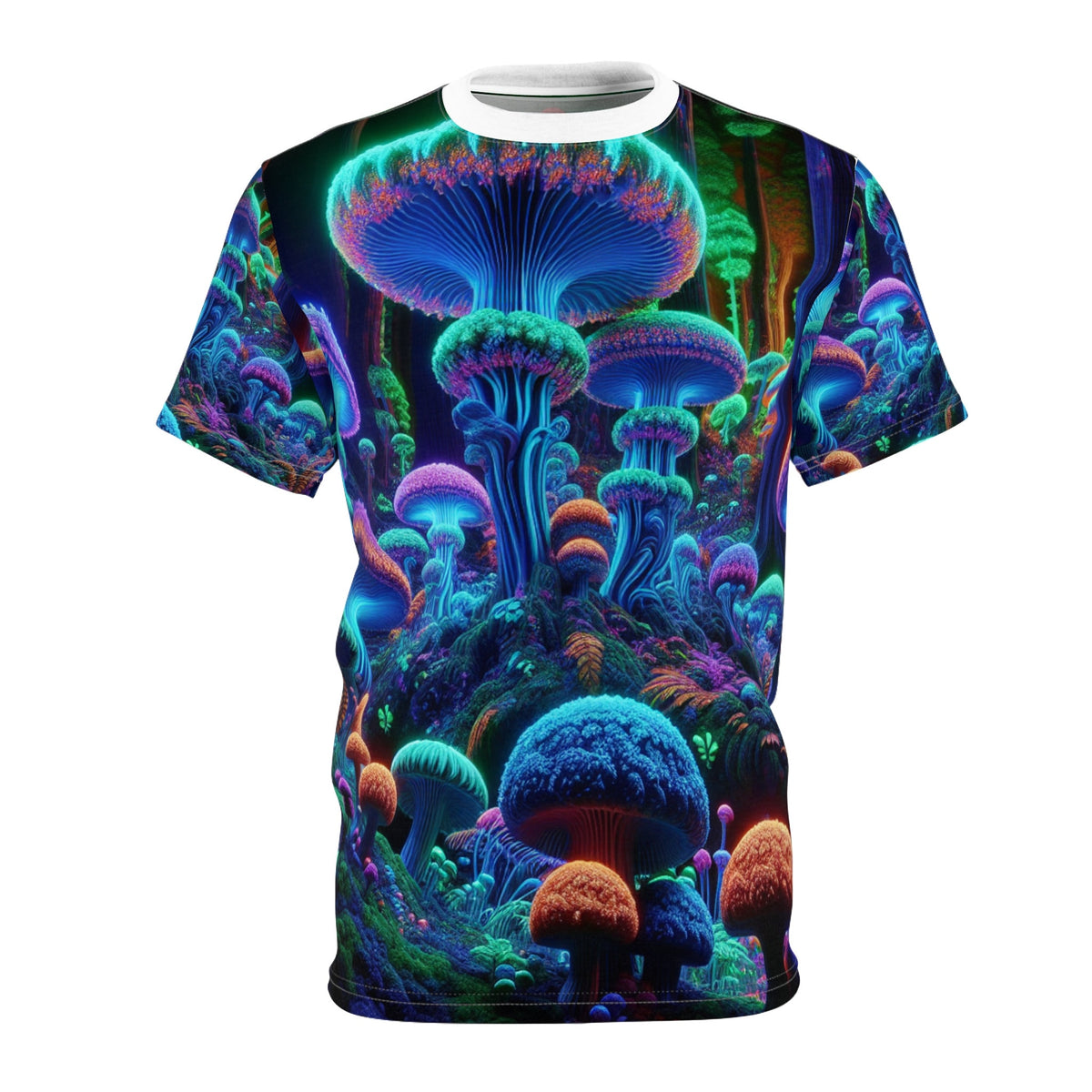 hippieartzone T-Shirt Benedetto Roselli - Blacklight Reactive Apparel