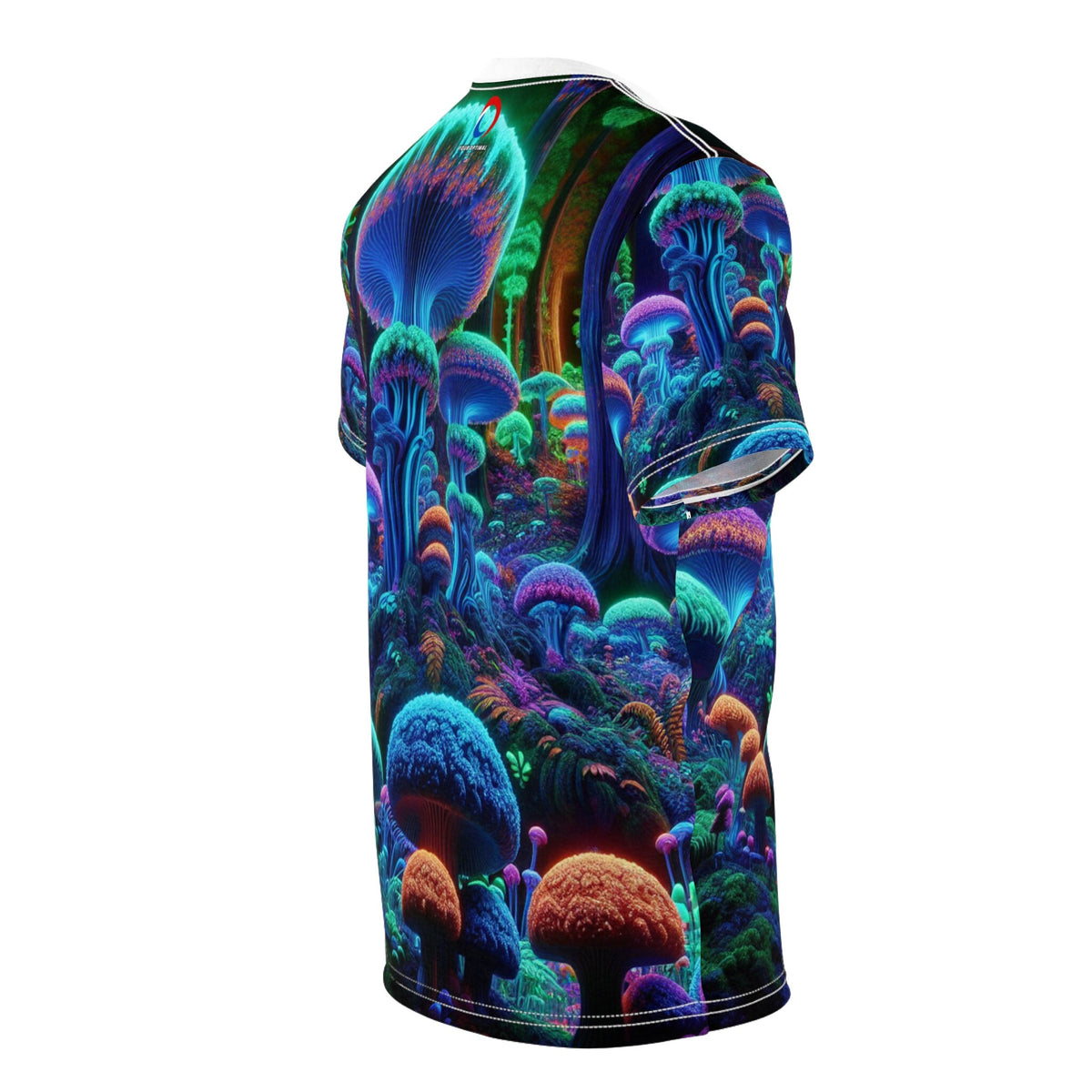 hippieartzone T-Shirt Benedetto Roselli - Blacklight Reactive Apparel