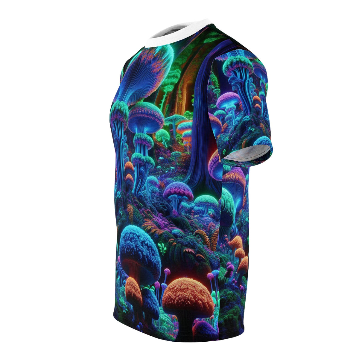 hippieartzone T-Shirt Benedetto Roselli - Blacklight Reactive Apparel