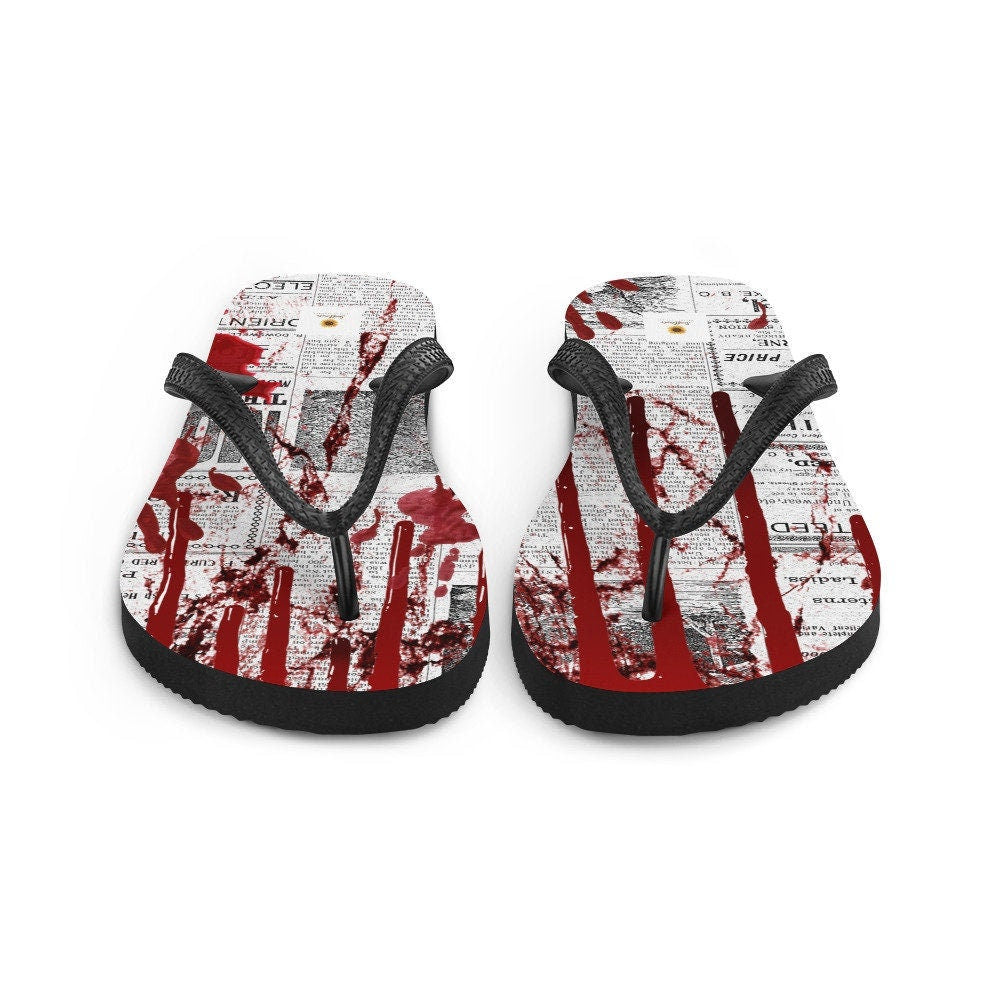 hippieartzone - Crime Scene Flip-Flops