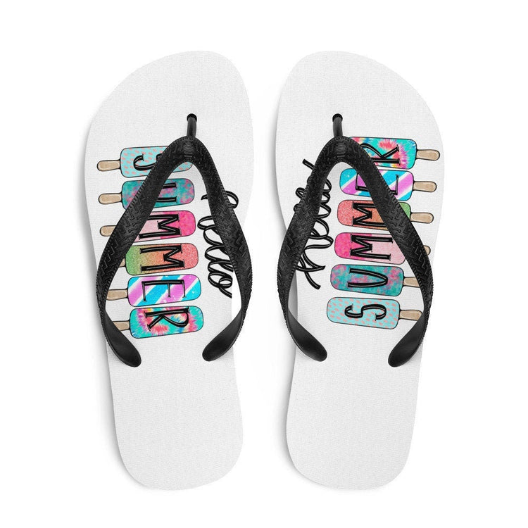hippieartzone - HELLO SUMMER Flip-Flops