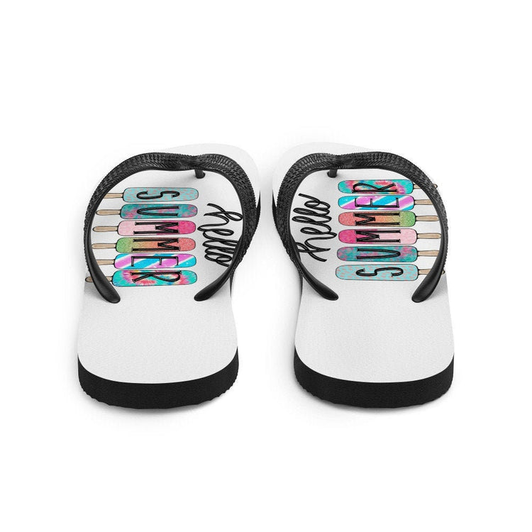hippieartzone - HELLO SUMMER Flip-Flops