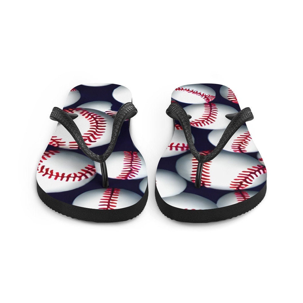 hippieartzone - Baseball Flip-Flops